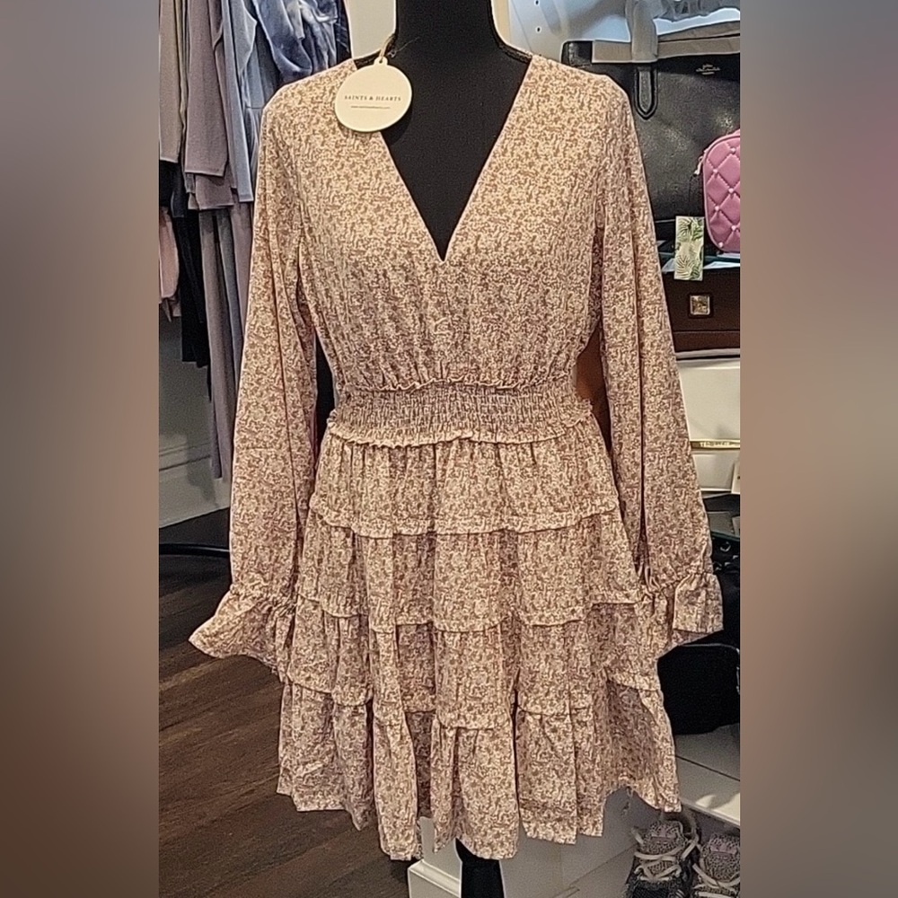 SAINTS AND HEARTS DRESS